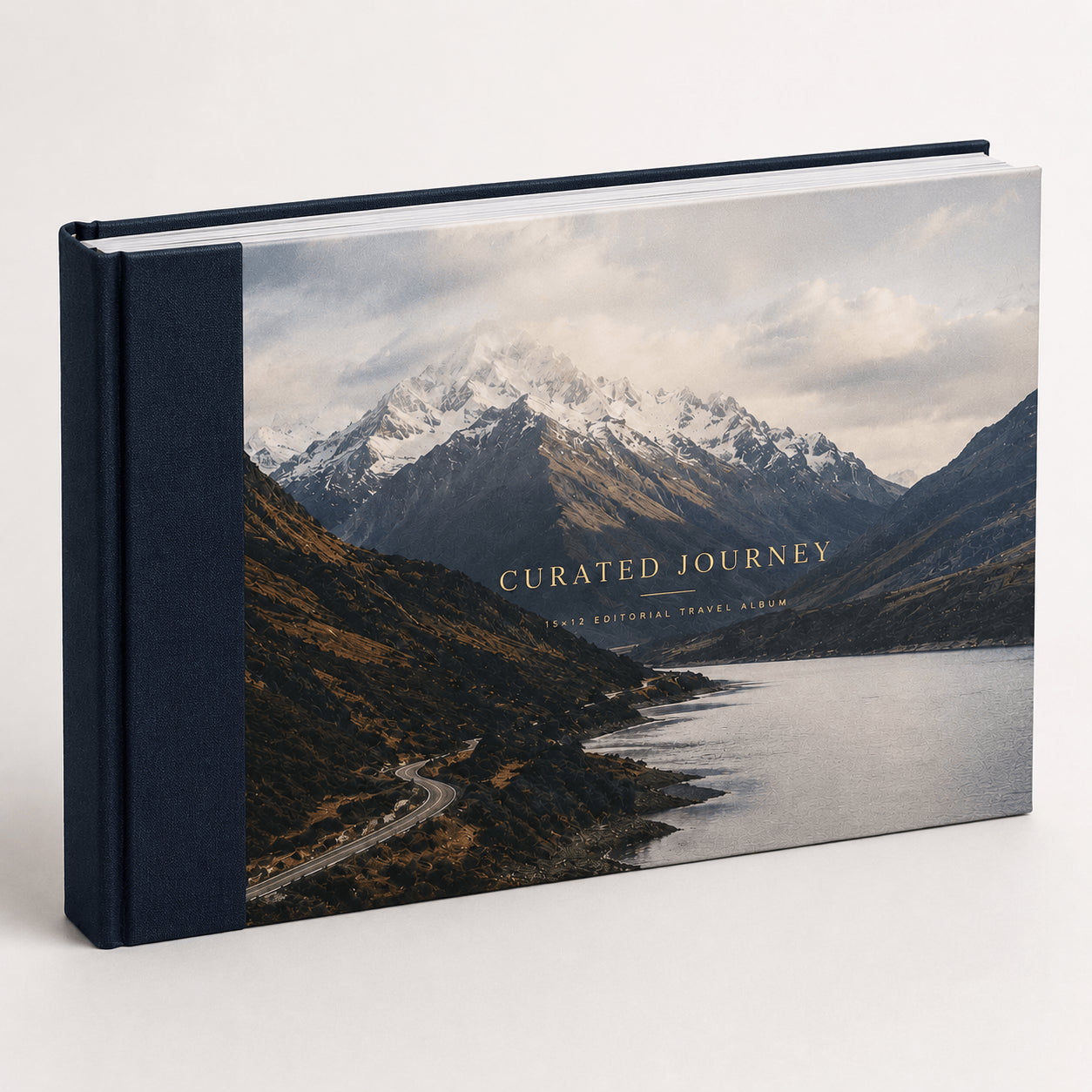 Álbum de viaje artesanal 15×12 — Colección Esencial